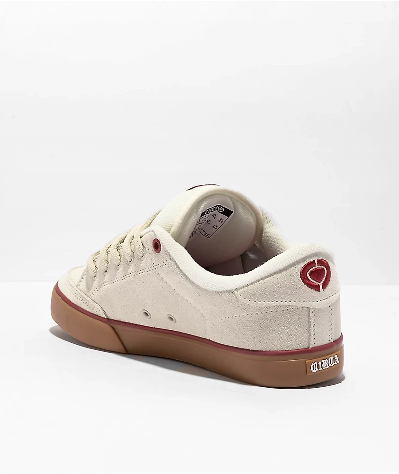 CIRCA Lopez 50 Pro Pristine White, Red & Gum Skate Shoes