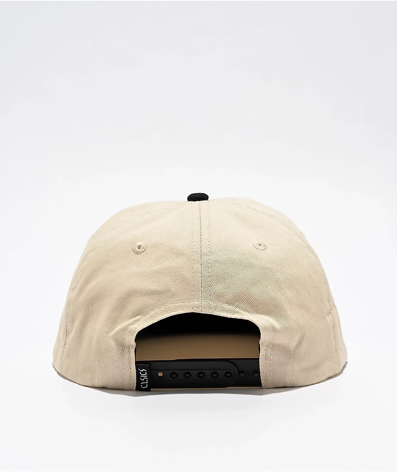 CLSICS Butterfly Natural & Black Snapback Hat