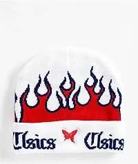 CLSICS Flame White Beanie