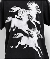 CLSICS Never On Time Black Wash T-Shirt