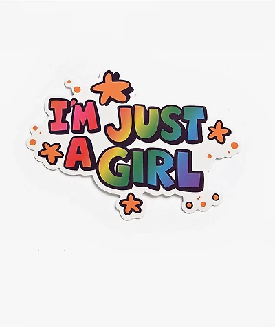 COLORYOURWORLD Girl Sticker