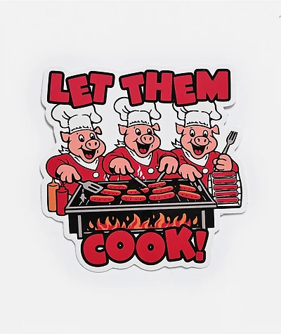 COLORYOURWORLD Let Them Cook Sticker