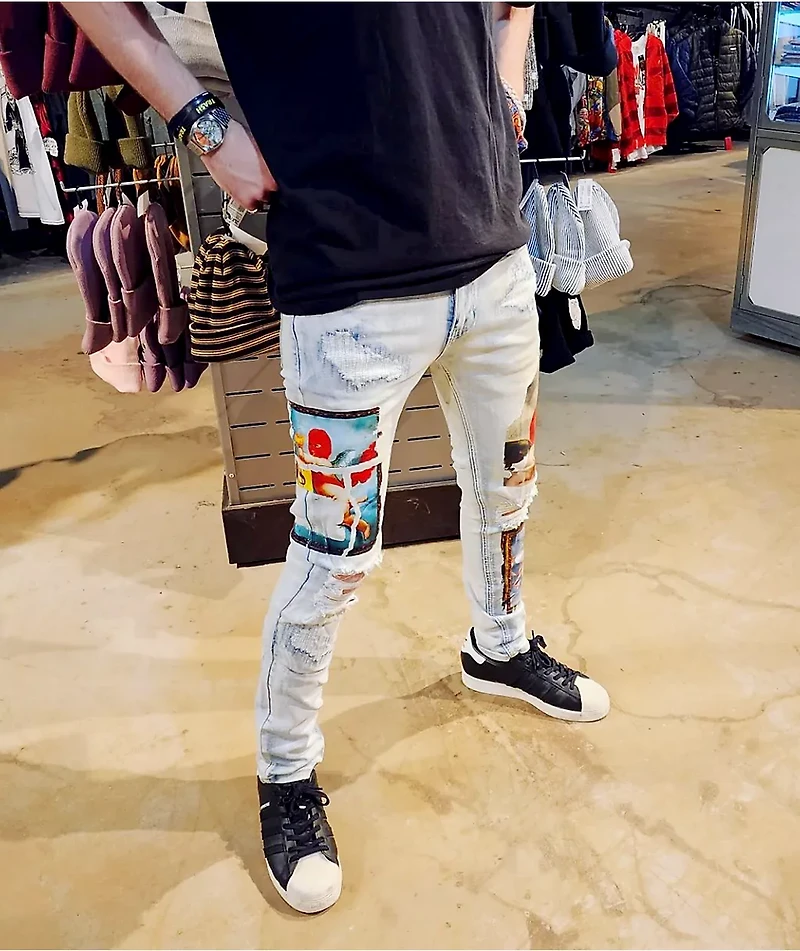 CPTL Heavens Heist Light Blue Denim Jeans
