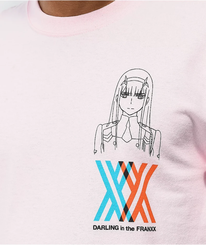 CR Loves by Crunchyroll x Darling The FRANXX Pink T-Shirt