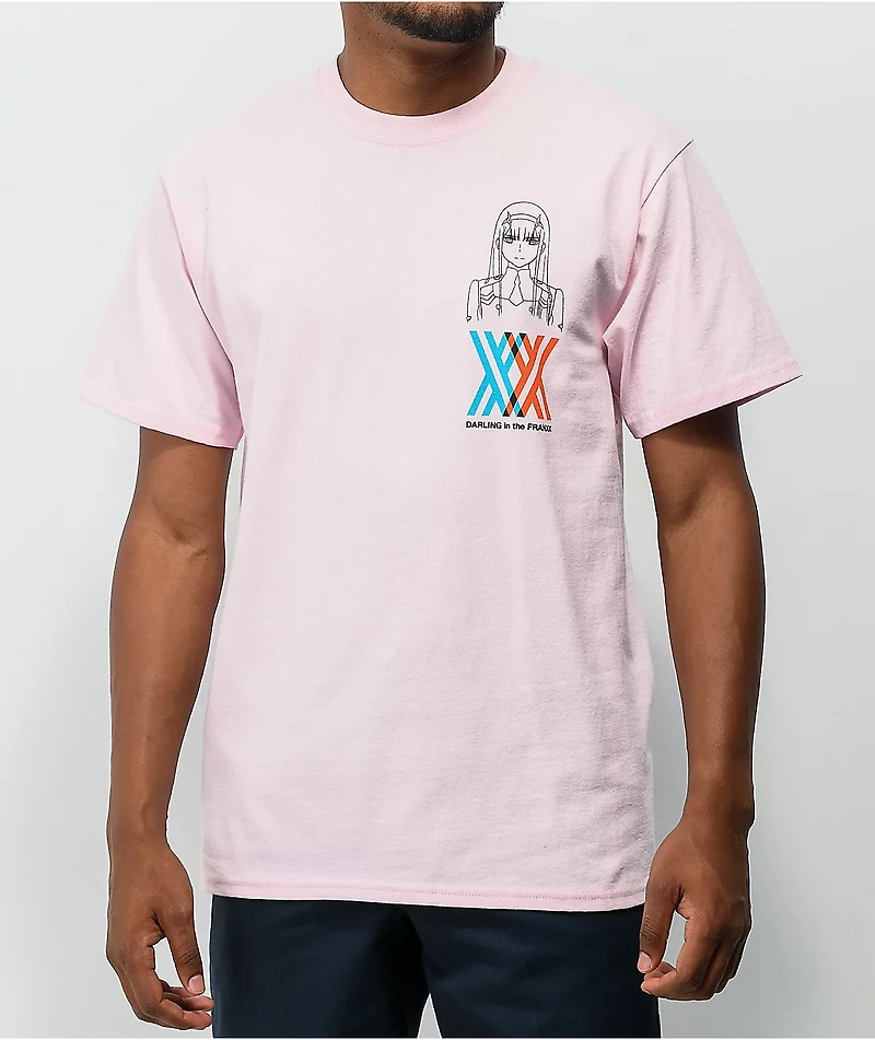 CR Loves by Crunchyroll x Darling The FRANXX Pink T-Shirt