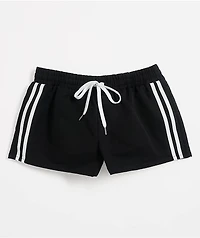 Cali 1850 Black Track Shorts