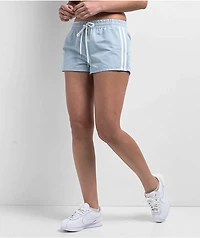 Cali 1850 Light Blue Track Shorts