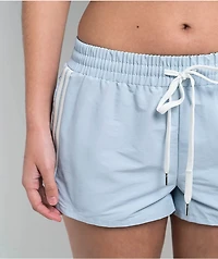 Cali 1850 Light Blue Track Shorts
