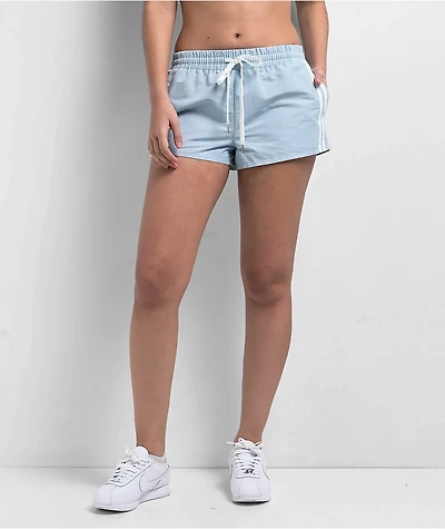 Cali 1850 Light Blue Track Shorts