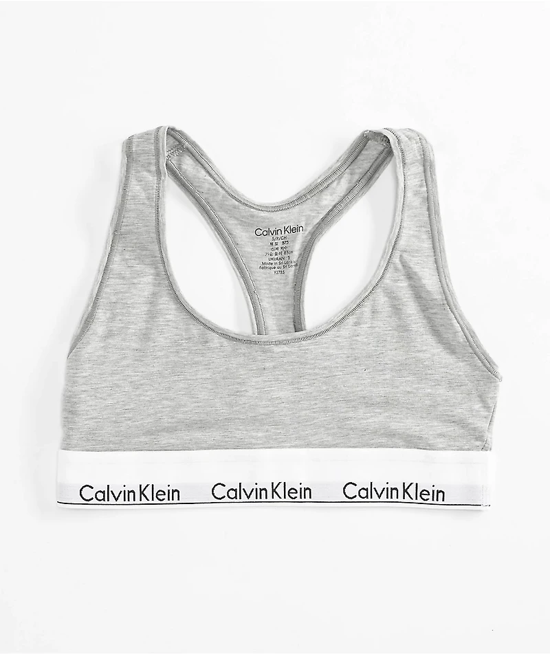 Calvin Klein Core Grey Sports Bra