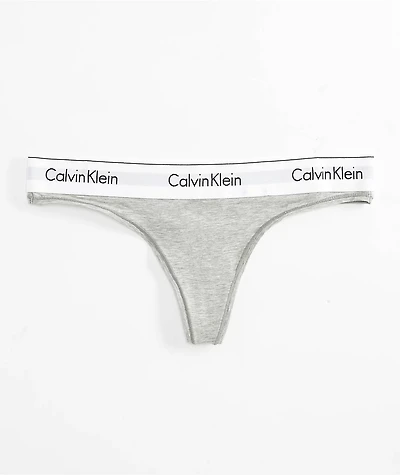 Calvin Klein Core Grey Thong Underwear