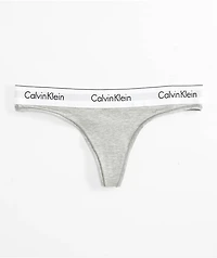 Calvin Klein Core Grey Thong Underwear