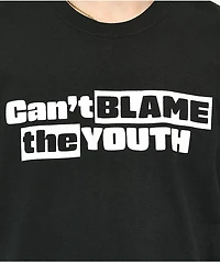Can't Blame The Youth Blockbuster Black T-Shirt