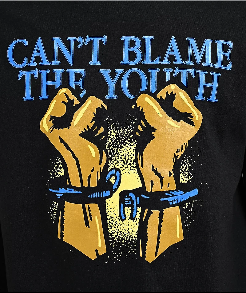 Can't Blame The Youth Break Black T-Shirt