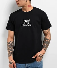 Can't Blame The Youth Film Police Black T-Shirt