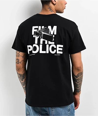 Can't Blame The Youth Film Police Black T-Shirt