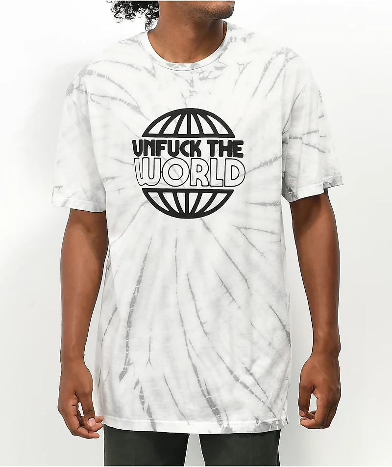 Can't Blame The Youth Global White Tie Dye T-Shirt