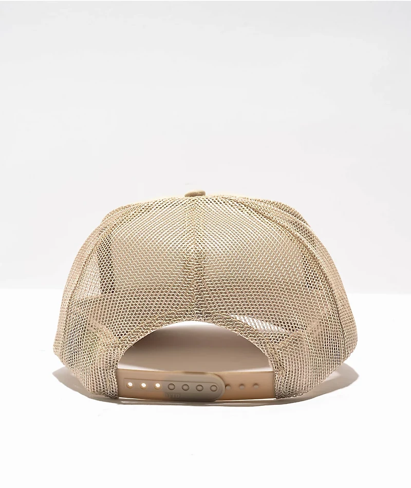 Can't Blame The Youth Thoughts & Prayers Beige Trucker Hat