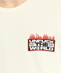 Can't Blame The Youth Unfuck Warning Tan T-Shirt