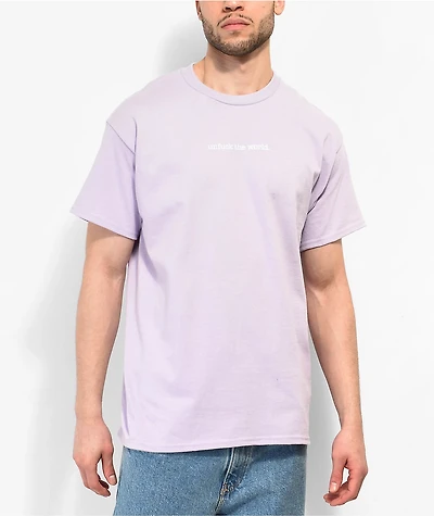 Can't Blame The Youth Unfuck World Lavender T-Shirt