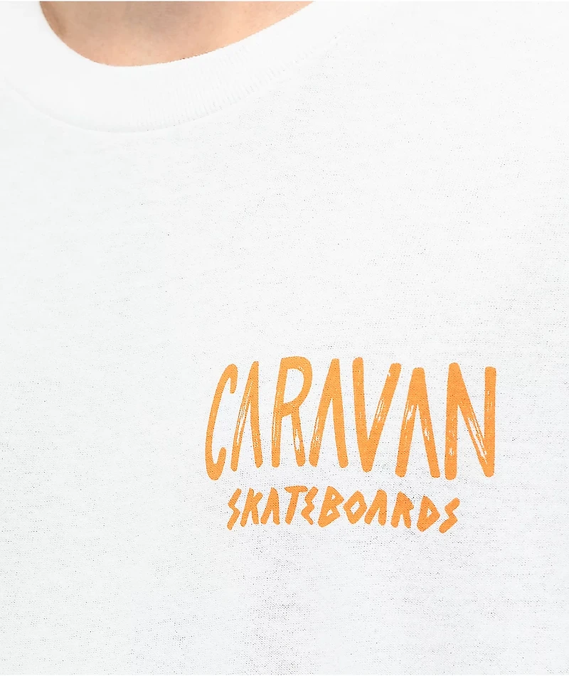 Caravan Always Shred White T-Shirt