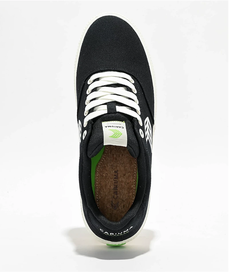 Cariuma Naioca Black Canvas Skate Shoes
