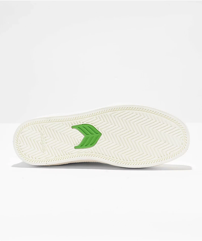 Cariuma Vallely Pro White & Tan Skate Shoes