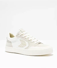 Cariuma Vallely Pro White & Tan Skate Shoes
