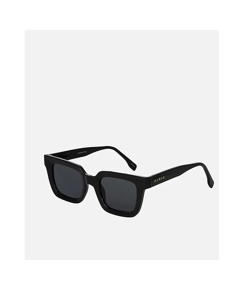 Carve Manhattan Gloss Black & Grey Sunglasses
