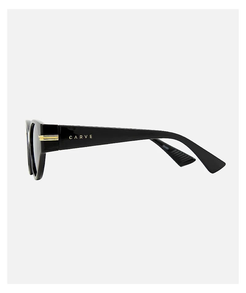 Carve Rhode Gloss Black & Grey Sunglasses