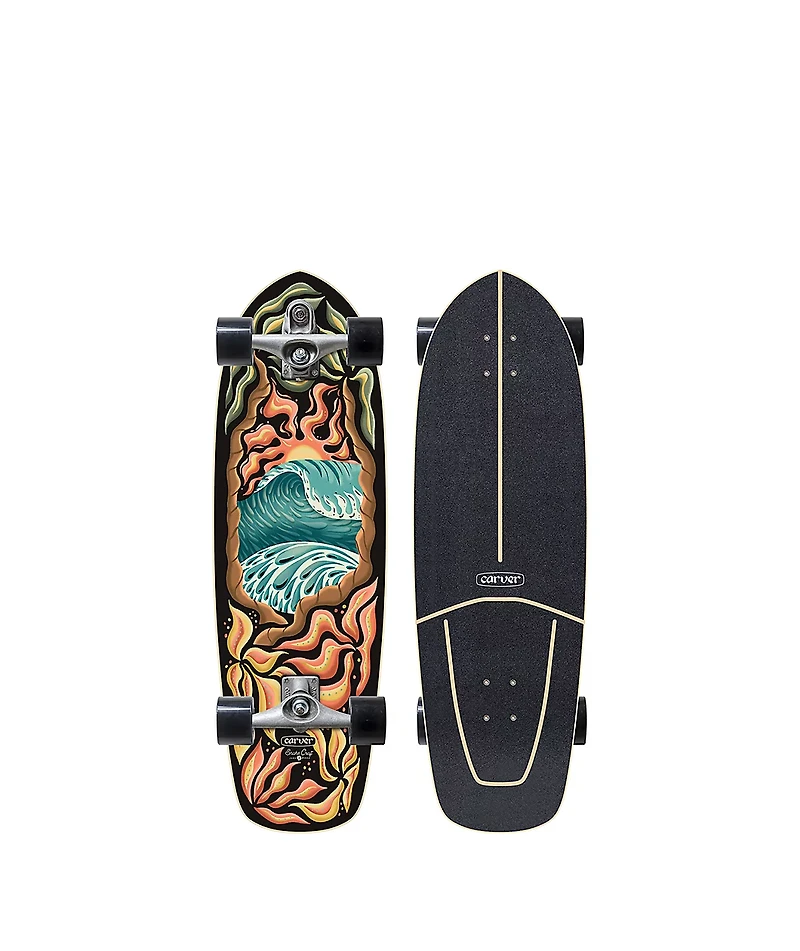 Carver Psychedelic Sunset 32" Longboard Complete