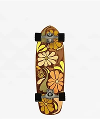 Carver x GRLSWIRL Flower 29.5" Cruiser Skateboard Complete