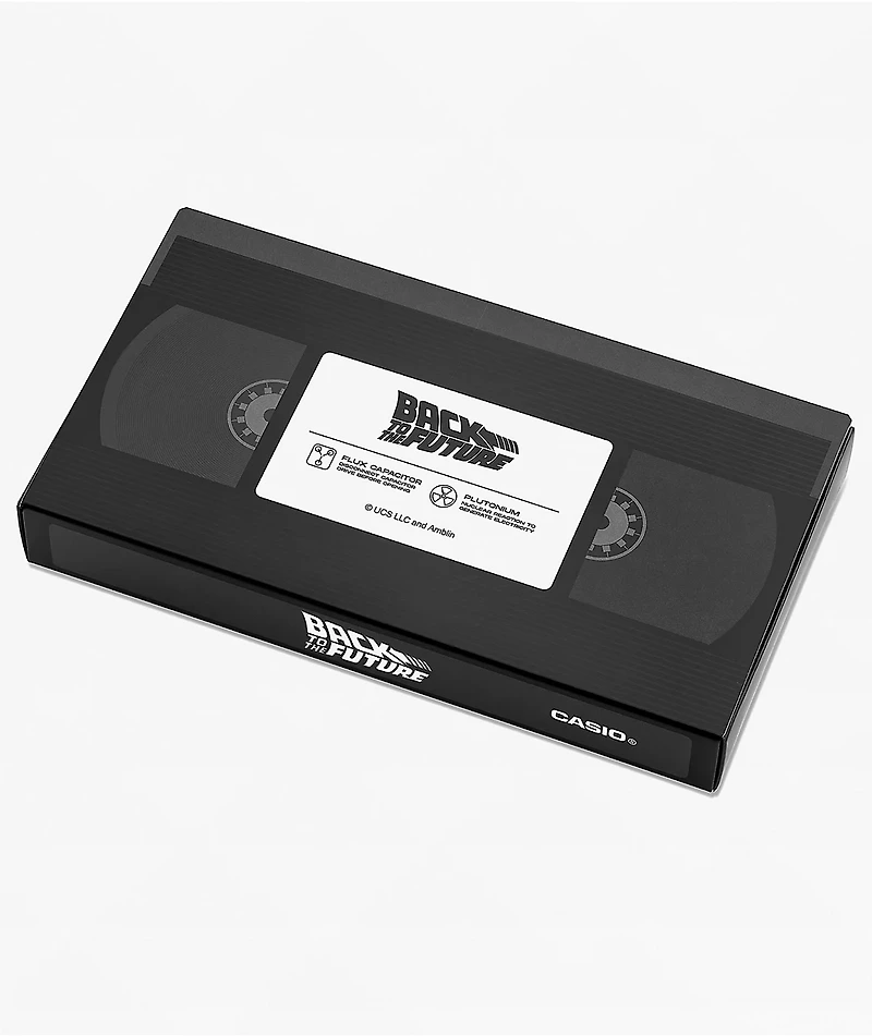 Casio  x Back To The Future CA500WEBF-1A Vintage Silver Digital Calculator Watch