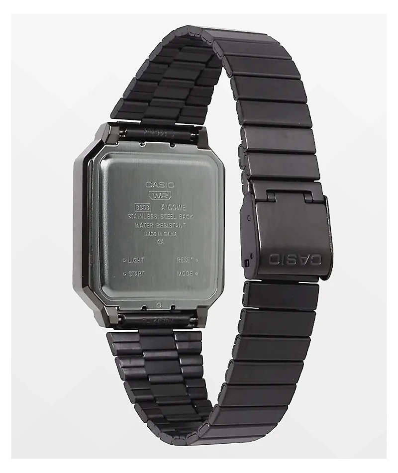 Casio A100WEGG-1AV Vintage Revival Grey & Black Digital Watch