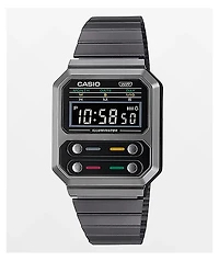 Casio A100WEGG-1AV Vintage Revival Grey & Black Digital Watch