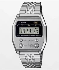 Casio A1100D-1VT Vintage Silver Digital Watch