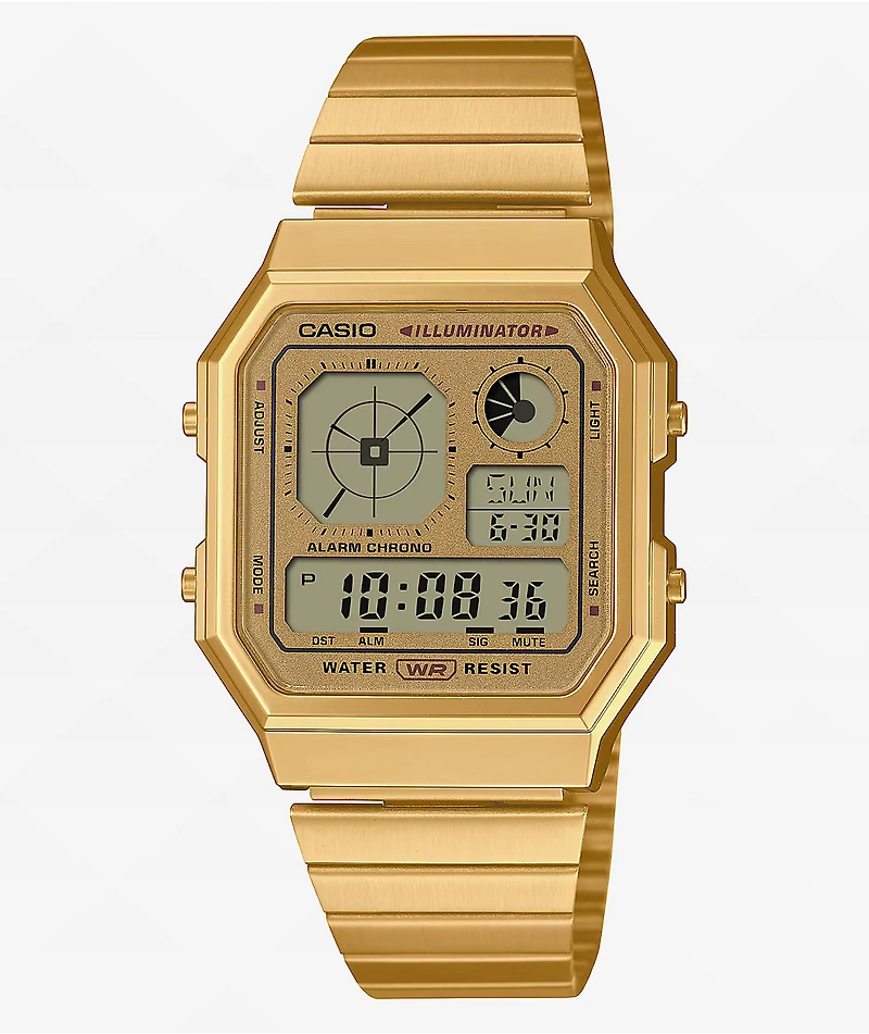 Casio A130WEG-9AVT Vintage Gold Digital Watch
