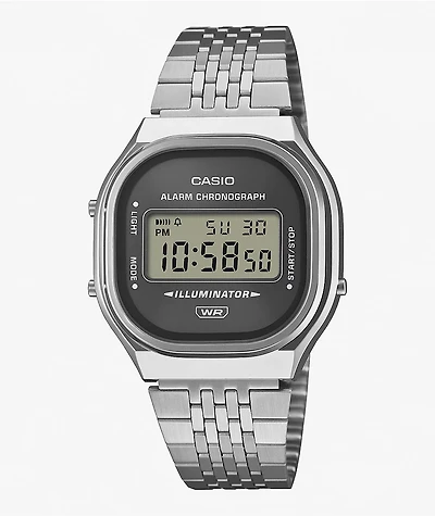 Casio A140WE-8A Silver & Black Digital Watch