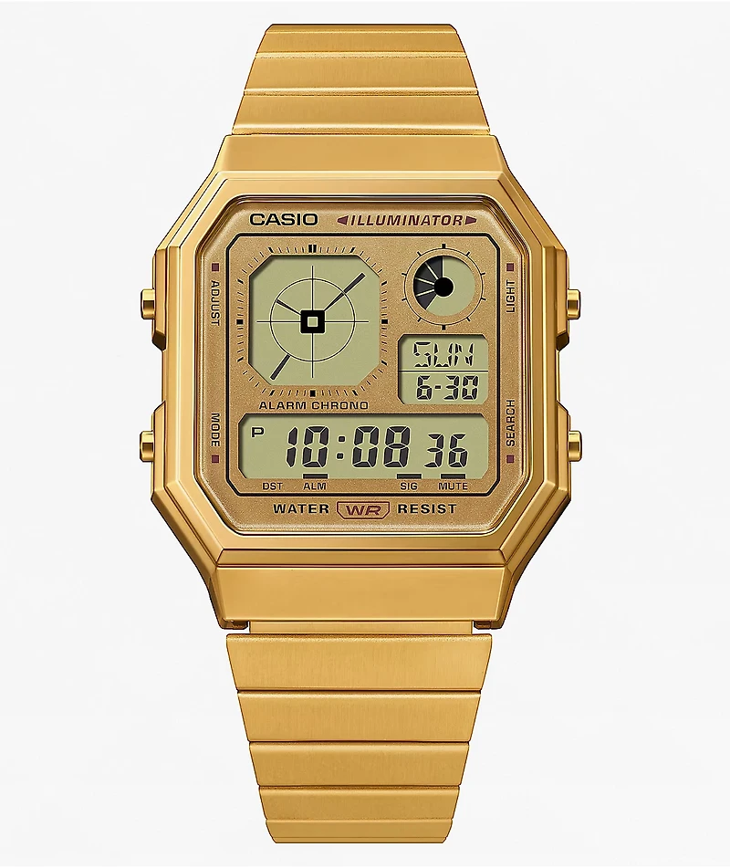 Casio A140WE-9A Gold Digital Watch