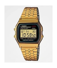 Casio A159WGEA-1VT Vintage Black & Gold Watch