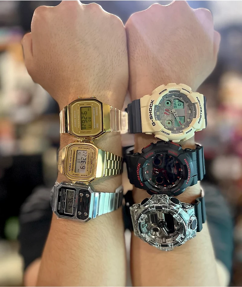 Casio A168XESG-9A Gold & Transparent Digital Watch