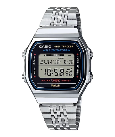 Casio ABL100WE-1AVT Vintage Silver Digital Watch