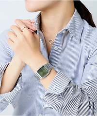 Casio AQ230A-3AVT Vintage Silver & Green Analog & Digital Watch