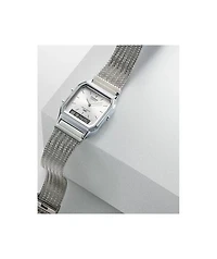 Casio AQ230EM-2A Silver Analog & Digital Watch