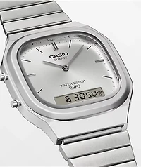 Casio AQ240E-7ACF White & Silver Analog Watch