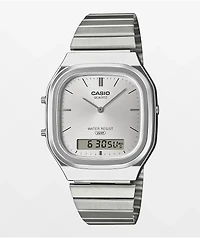 Casio AQ240E-7ACF White & Silver Analog Watch