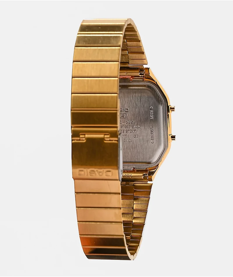 Casio AQ240E-9ACF Gold Analog Watch