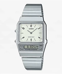Casio AQ800E-7A2VT Silver & White Analog Watch