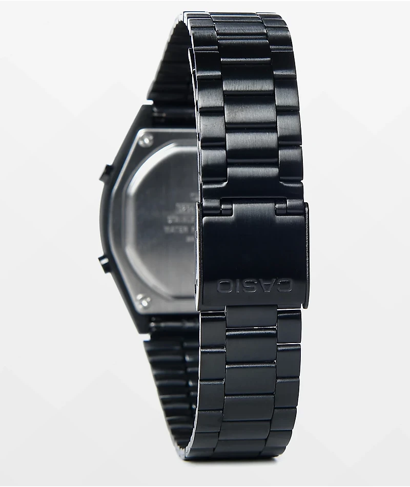 Casio B64OWB-1BVT Vintage All Black Digital Watch