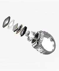 Casio CRW-001-01 Silver Digital Ring Watch
